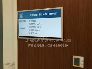 成都思杰聚典壁挂电子门牌显示屏价格与应用软件服务详解
